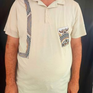 Polo avec motif Africain